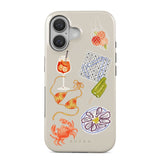 iPhone 16 Burga Tough Fashion Skal - Seaside Muse