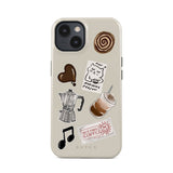 iPhone 15 Burga Tough Fashion Skal - Oat Milk Please