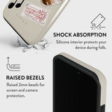 iPhone 14 Pro Burga Tough Fashion Skal - Oat Milk Please