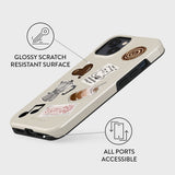 iPhone 13 Burga Tough Fashion Skal - Oat Milk Please