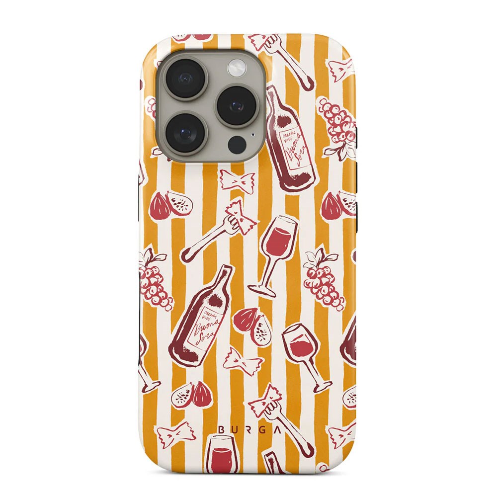 iPhone 16 Pro Burga Tough Fashion Skal - MagSafe Kompatibel - Buona Sera