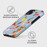 iPhone 15 Burga Tough Fashion Skal - MagSafe Kompatibel - Al Fresco