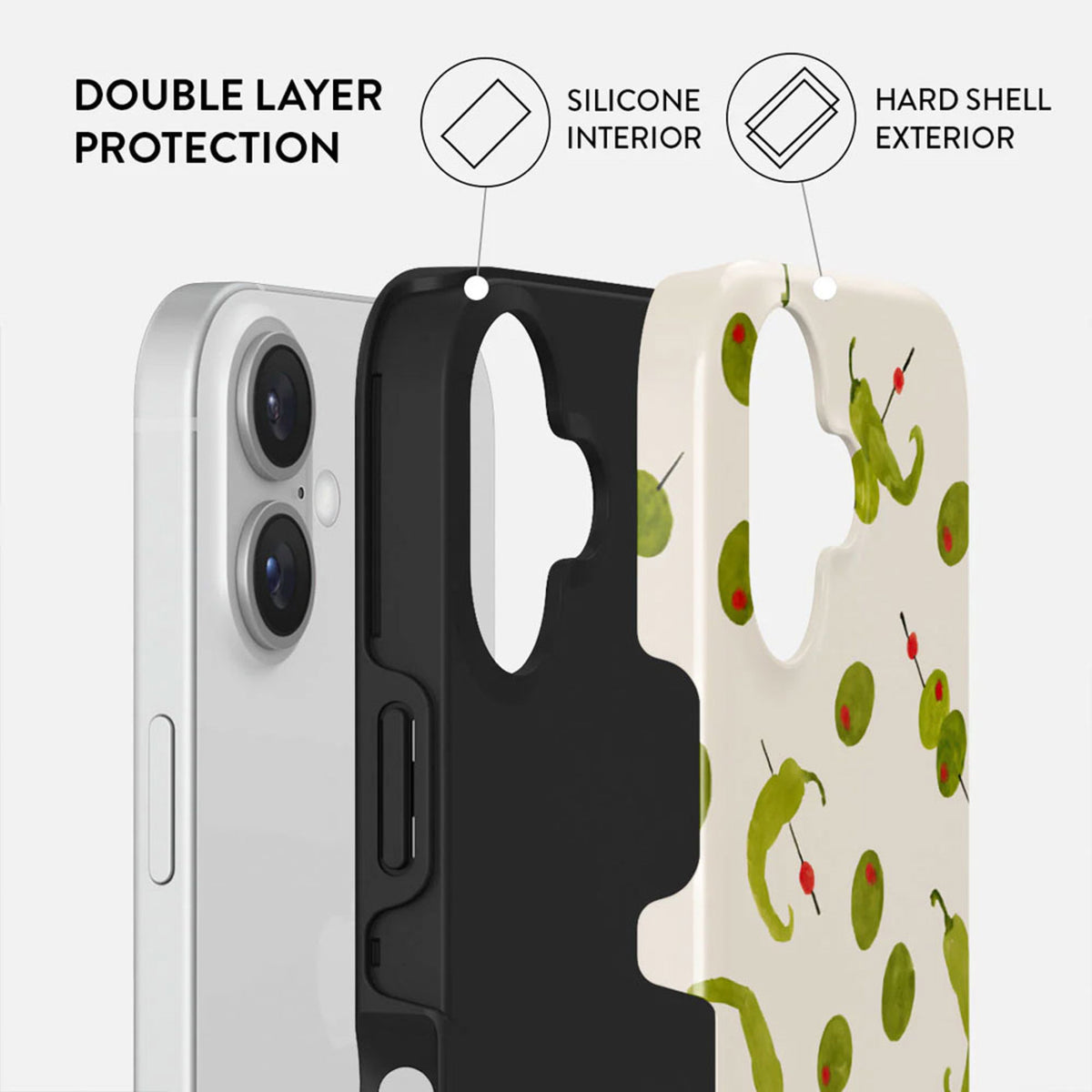 iPhone 16 Burga Tough Fashion Skal - MagSafe Kompatibel - Aperitivo