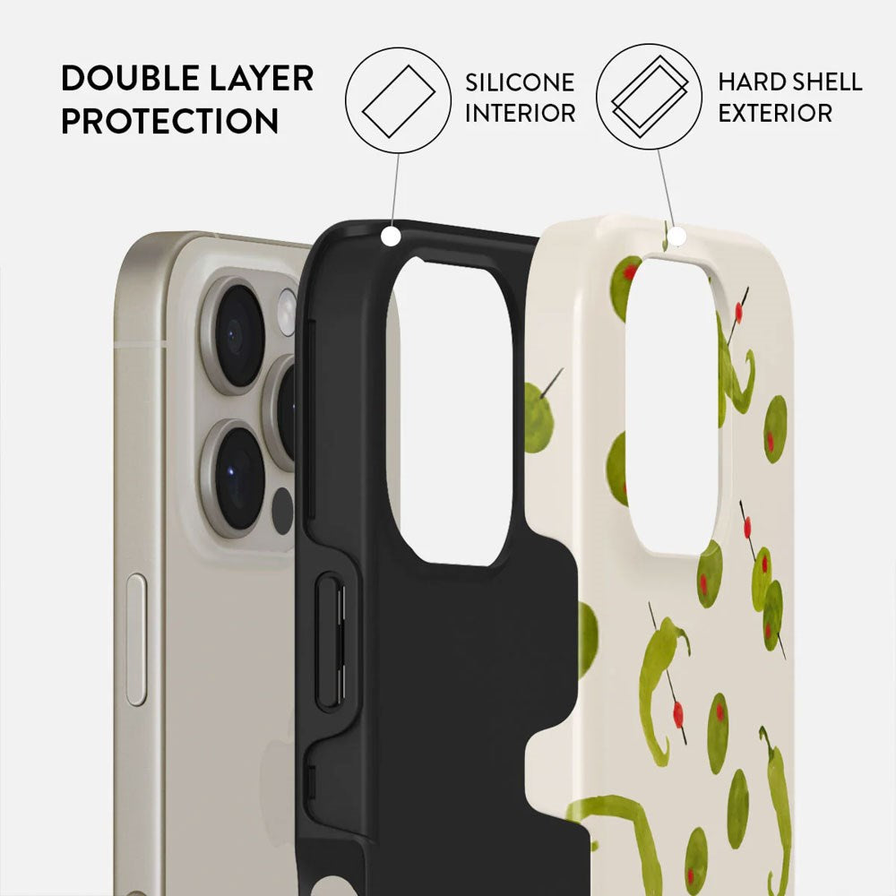iPhone 16 Pro Burga Tough Fashion Skal - MagSafe Kompatibel - Aperitivo