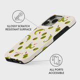 iPhone 16 Pro Burga Tough Fashion Skal - MagSafe Kompatibel - Aperitivo