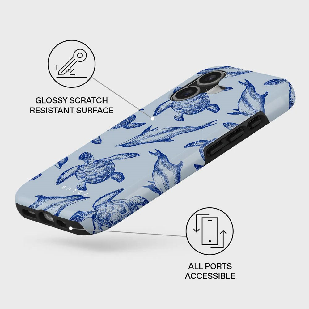 iPhone 17 Burga Tough Fashion Skal - MagSafe Kompatibel - Aquatic Dance