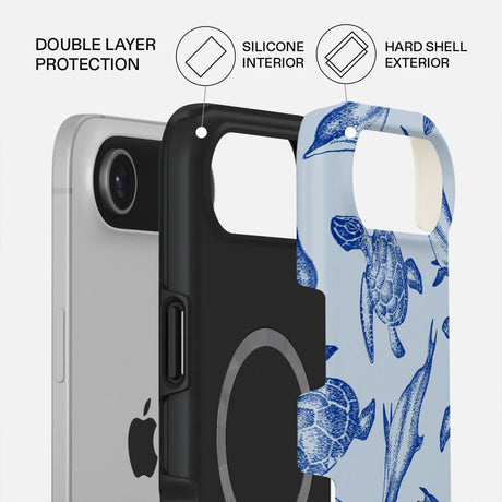 iPhone Air Burga Tough Fashion Skal - MagSafe Kompatibel - Aquatic Dance