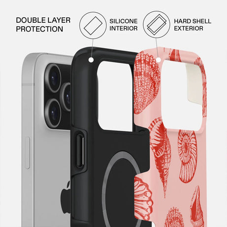 iPhone 17 Pro Max Burga Tough Fashion Skal - MagSafe Kompatibel - Coastal Treasure