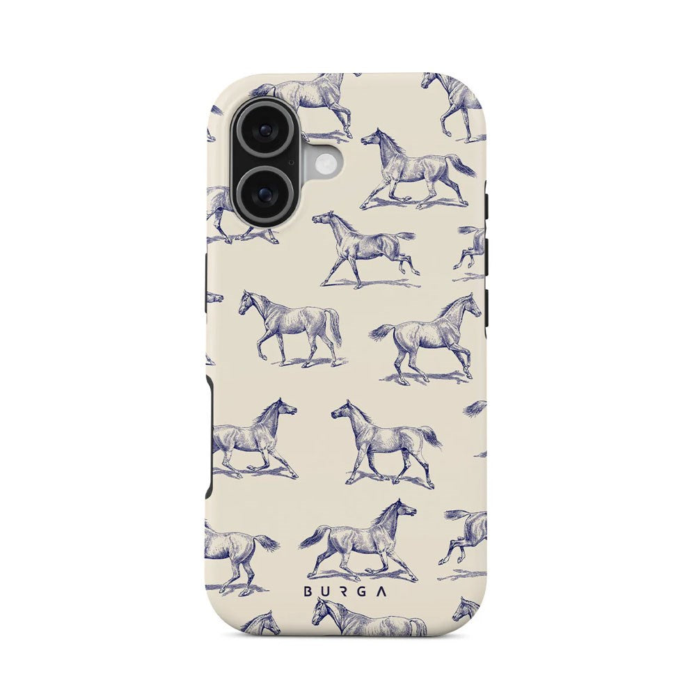 iPhone 17 Burga Tough Fashion Skal - MagSafe Kompatibel - Derby Race