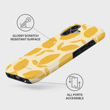 iPhone 17 Burga Tough Fashion Skal - MagSafe Kompatibel - Lemon Tart