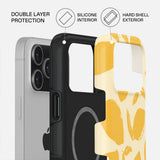iPhone 17 Pro Max Burga Tough Fashion Skal - MagSafe Kompatibel - Lemon Tart