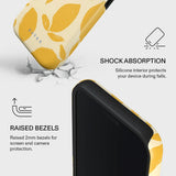 iPhone 17 Pro Max Burga Tough Fashion Skal - MagSafe Kompatibel - Lemon Tart