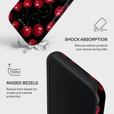 iPhone 17 Pro Max Burga Tough Fashion Skal - MagSafe Kompatibel - Cherrybomb