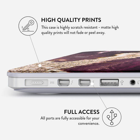 MacBook Pro 16" M1/M2/M3 (2021-2023) Burga Fashion Skal - Purple Skies (DEMO)