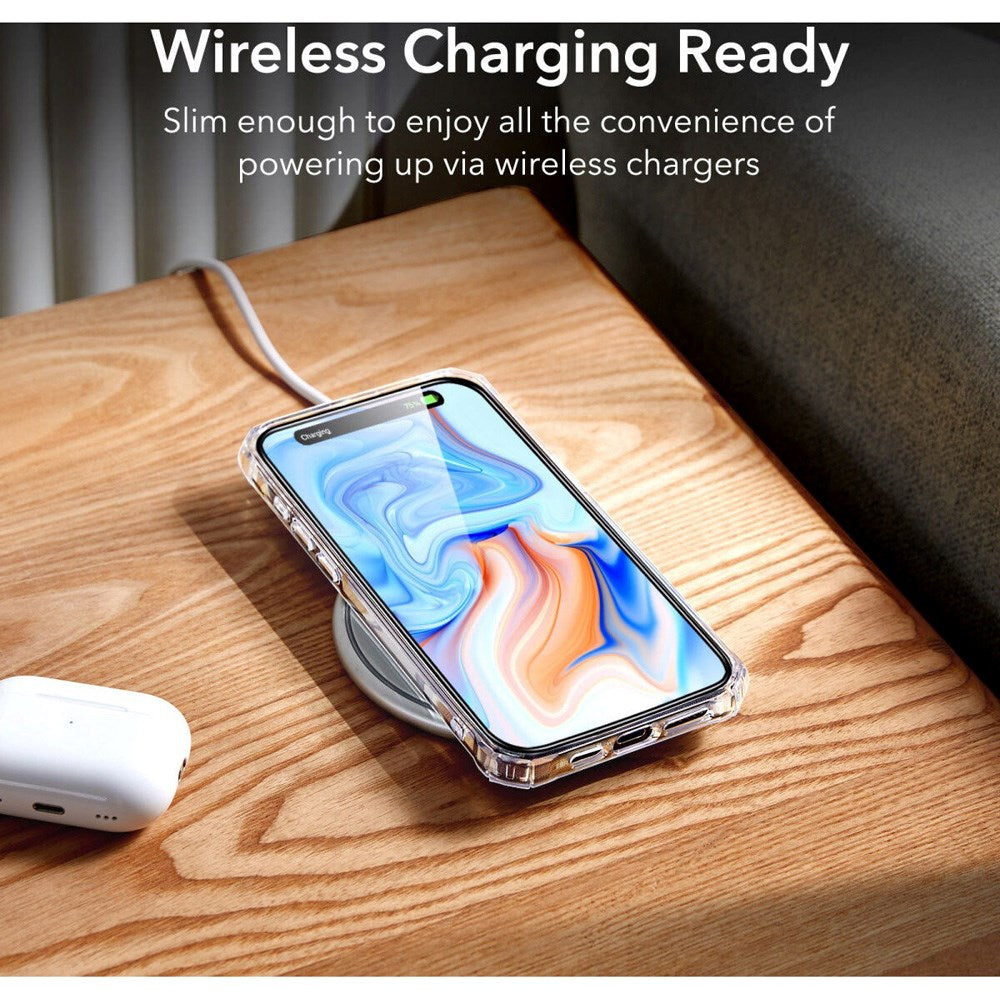 iPhone 15 ESR Air Armor Halolock Skal - MagSafe-kompatibelt - Transparent
