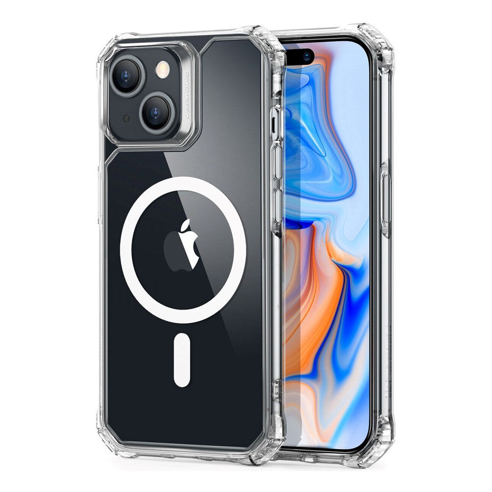 iPhone 15 ESR Air Armor Halolock Skal - MagSafe-kompatibelt - Transparent