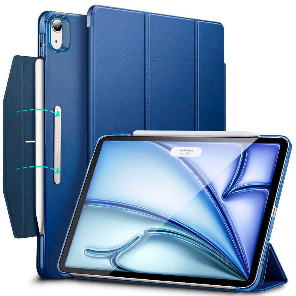 iPad Air 10.9-11" (2024-2020) ESR Ascend Fodral - Tri-Fold - Mörkblå