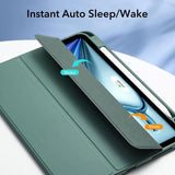 ESR iPad Air 11" (2025 / 2024) / Air 10.9" (2022 / 2020) Rebound Pencil Fodral - Grön