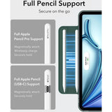 ESR iPad Air 11" (2025 / 2024) / Air 10.9" (2022 / 2020) / Pro 11" (2018) Rebound Magnetic Fodral - Grön
