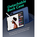 ESR iPad Air 11" (2025 / 2024) / Air 10.9" (2022 / 2020) Shift Fodral m. Avtagbar Skal - Blå