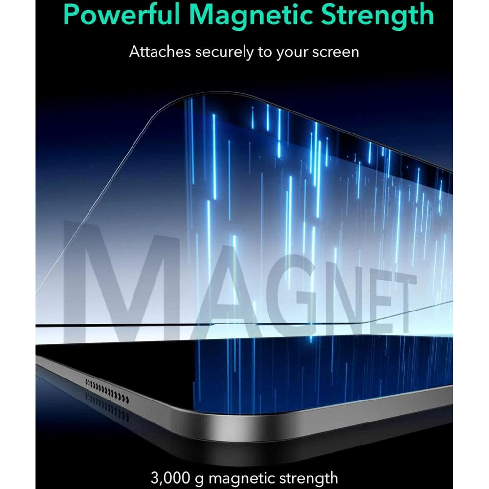 ESR iPad Pro 13" (2024) Magnetisk Paper Feel Screen Skärmskydd - Matt / Genomskinlig