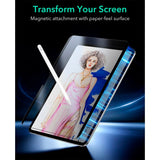ESR iPad Pro 11" (2024) Magnetisk Paper Feel Screen Skärmskydd - Matt / Genomskinlig