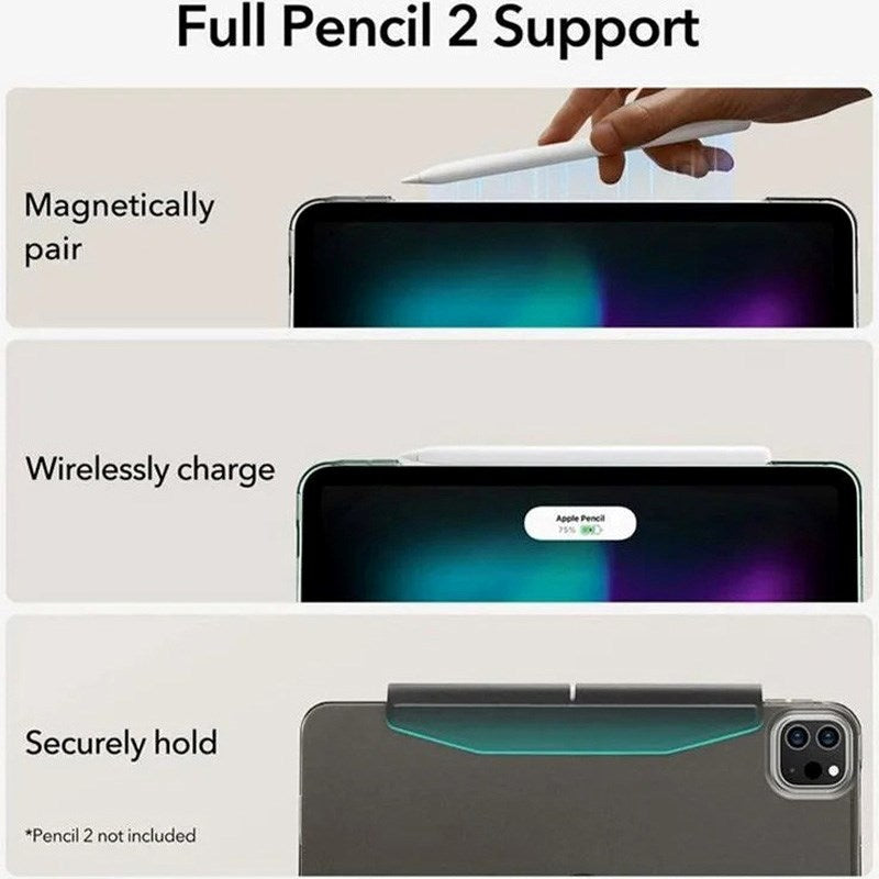 iPad Pro 13" (2025 / 2024) ESR Ascend Fodral - Tri-Fold - Svart