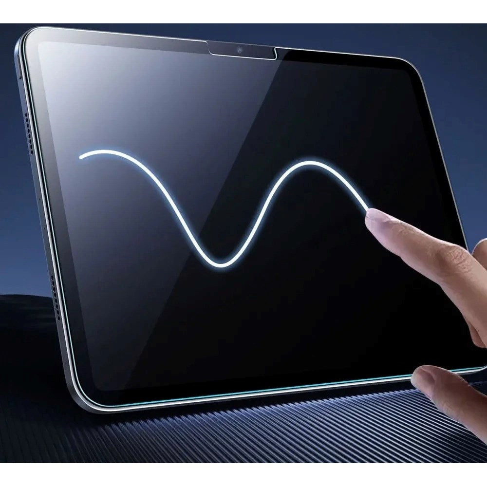 ESR iPad Air 11" (2025 / 2024) Härdat Glas Skärmskydd med Monteringsram - 2 St. - Genomskinlig