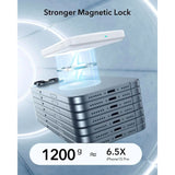 ESR Qi2 MagSlim PowerBank m. Kickstand - 15W / 5000 mAh - MagSafe Kompatibel - Vit