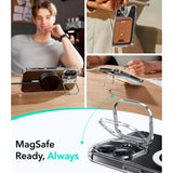 ESR iPhone 16 Classic Hybrid Skal m. Kickstand - MagSafe Kompatibel - Genomskinlig