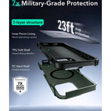 ESR iPhone 16 Pro Cyber Armor Skal med Kickstand - MagSafe Kompatibel - Grön