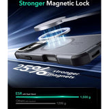 ESR iPhone 16 Pro Cyber Armor Skal med Kickstand - MagSafe Kompatibel - Grå