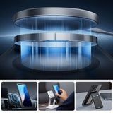 iPhone 16 ESR Classic Pro Set HaloLock m. Bakside Skal & Skärmskyddsglas – MagSafe Kompatibel – Matt Svart