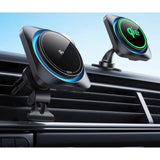 ESR Biltelefonhållare med CryoBoost Trådlös Laddning - Luftventil & Instrumentbräda - MagSafe Kompatibel - Svart