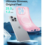 ESR iPhone 16 Pro Zero Clear Flexibelt Plast Skal - MagSafe Kompatibelt - Matt Rosa