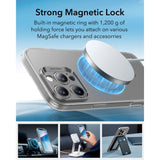 ESR iPhone 16 Pro Zero Clear Flexibelt Plast Skal - MagSafe Kompatibelt - Matt Grå