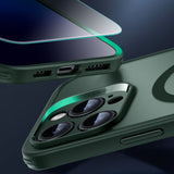 iPhone 16 Pro Max ESR Classic Pro Set HaloLock m. Bakside Skal & Skärmskyddsglas – MagSafe Kompatibel – Matt Grön