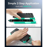 Samsung Galaxy S25 Ultra ESR Armorite Skärmskydd Härdat Glas med Monteringslåda - 2 st. - Genomskinlig