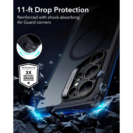 ESR Samsung Galaxy S25 Ultra Classic Hybrid Skal - MagSafe Kompatibel - Matt Svart