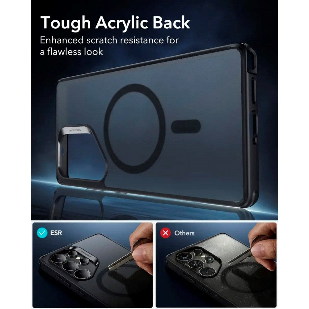 ESR Samsung Galaxy S25 Ultra Classic Hybrid Skal - MagSafe Kompatibel - Matt Svart