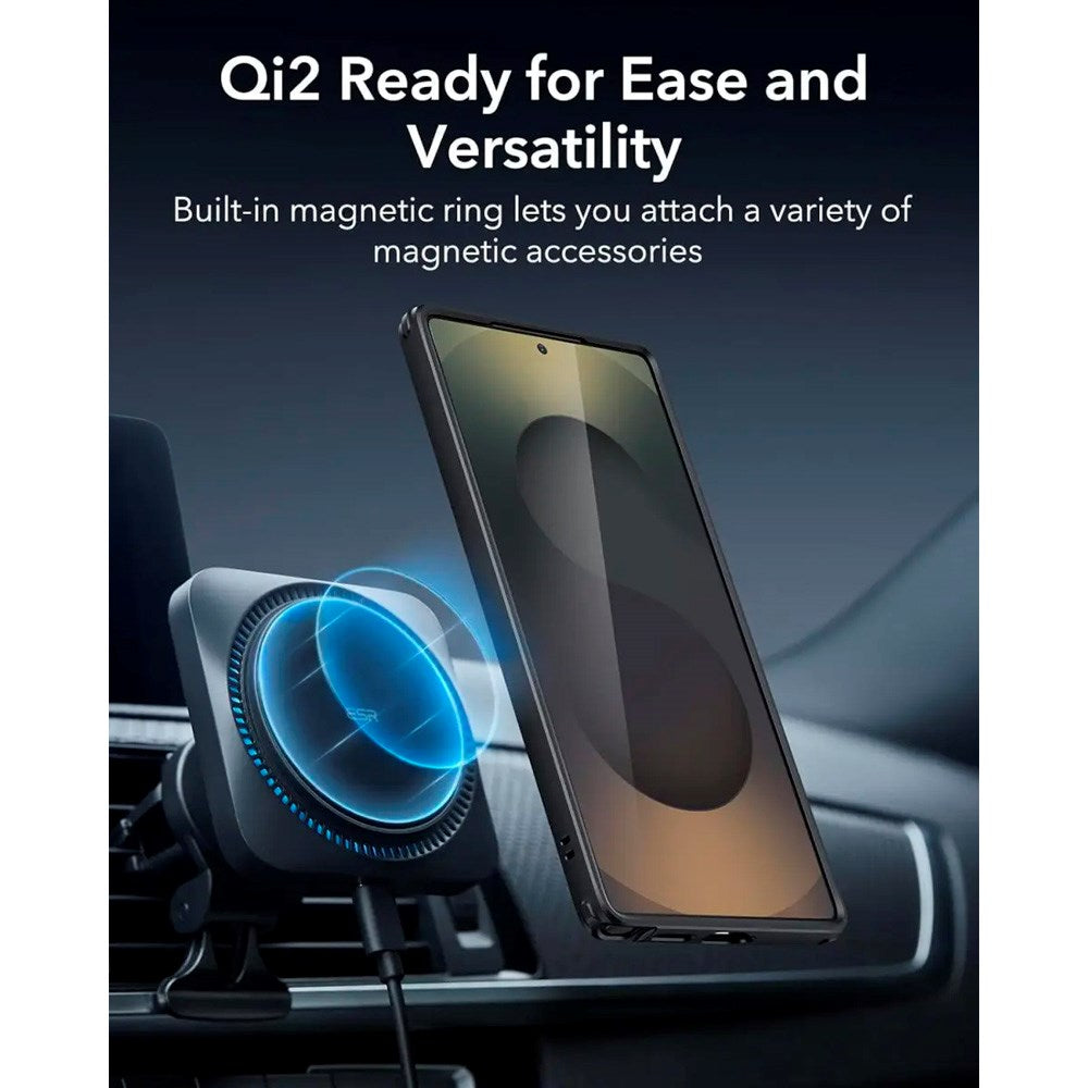 ESR Samsung Galaxy S25 Ultra Classic Hybrid Skal - MagSafe Kompatibel - Genomskinlig / Svart