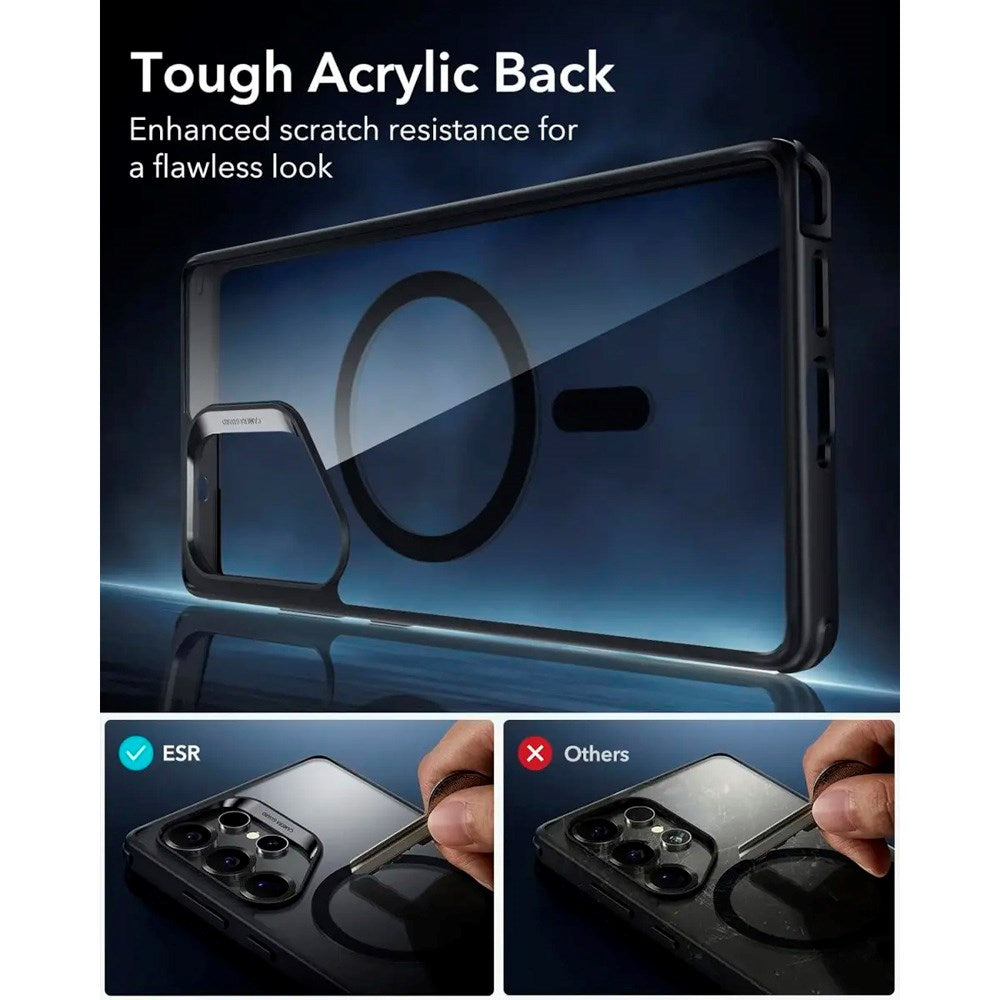 ESR Samsung Galaxy S25 Ultra Classic Hybrid Skal - MagSafe Kompatibel - Genomskinlig / Svart