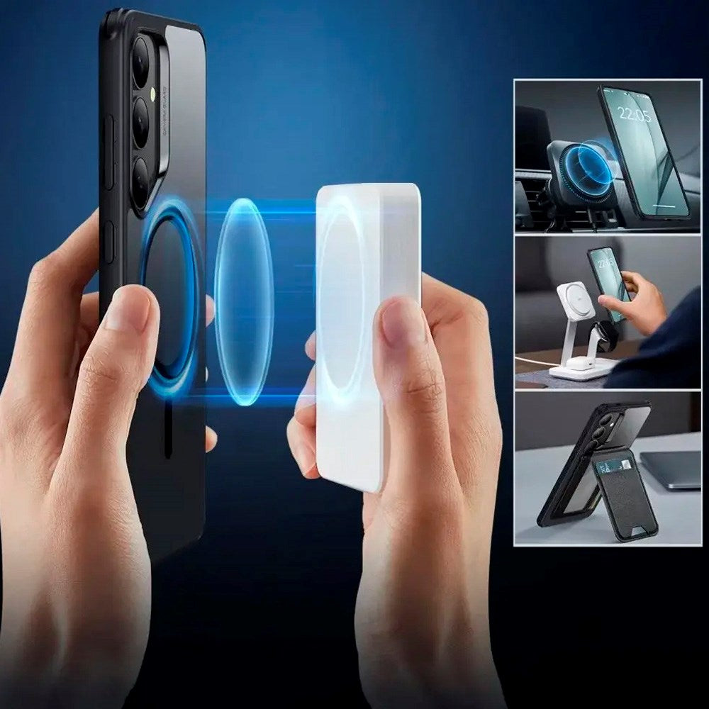 ESR Samsung Galaxy S25+ (Plus) Classic Hybrid Skal - MagSafe Kompatibel - Genomskinlig / Svart