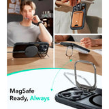 ESR iPhone 16 Pro Classic Hybrid Skal m. Kickstand - MagSafe Kompatibel - Genomskinlig / Svart