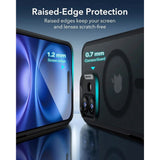 ESR iPhone 16 Classic Hybrid Skal med Camera Control-Knapp - MagSafe Kompatibel - Matt Genomskinlig / Svart