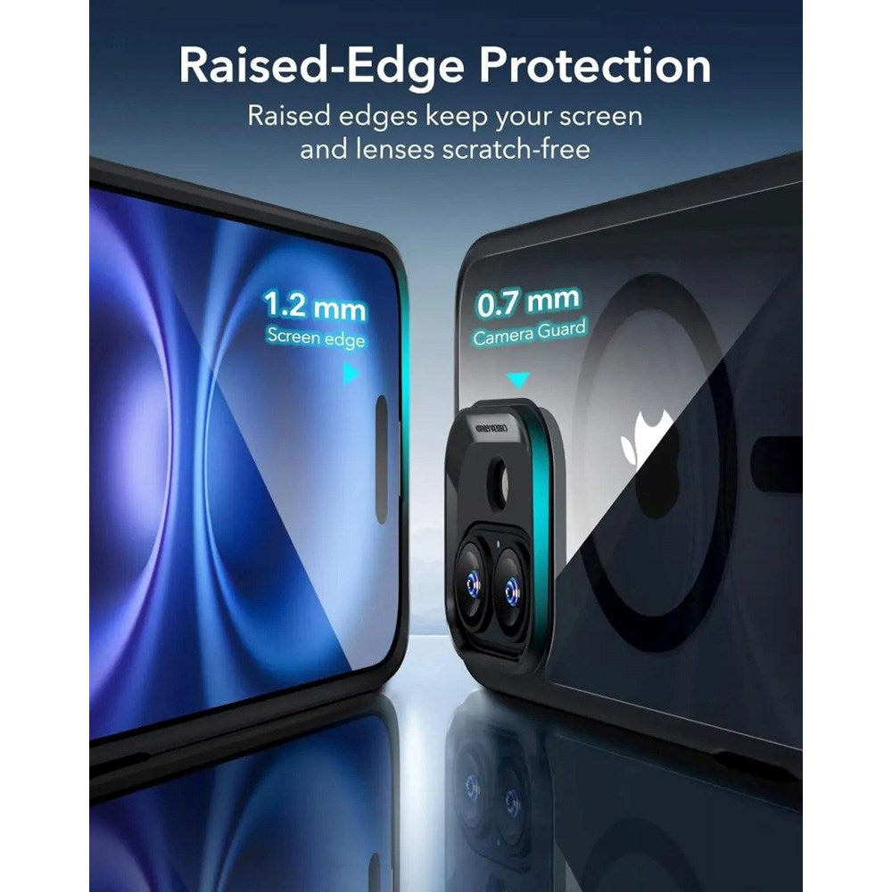 ESR iPhone 16 Classic Hybrid Skal med Camera Control-Knapp - MagSafe Kompatibel - Genomskinlig / Svart