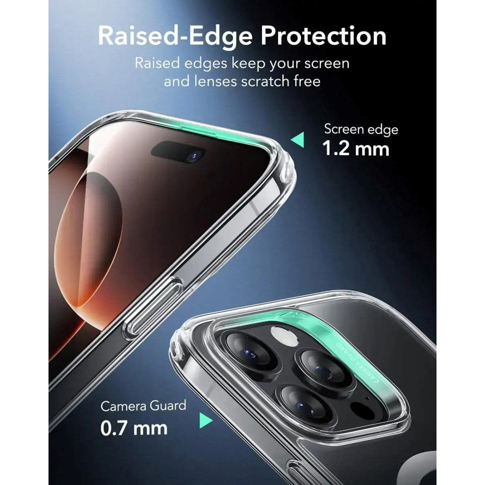 ESR iPhone 16 Pro Max Classic Hybrid Skal m. Camera Control-Knapp - MagSafe Kompatibel - Genomskinlig