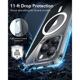 ESR iPhone 16 Pro Classic Hybrid Skal m. Camera Control-Knapp - MagSafe Kompatibel - Genomskinlig