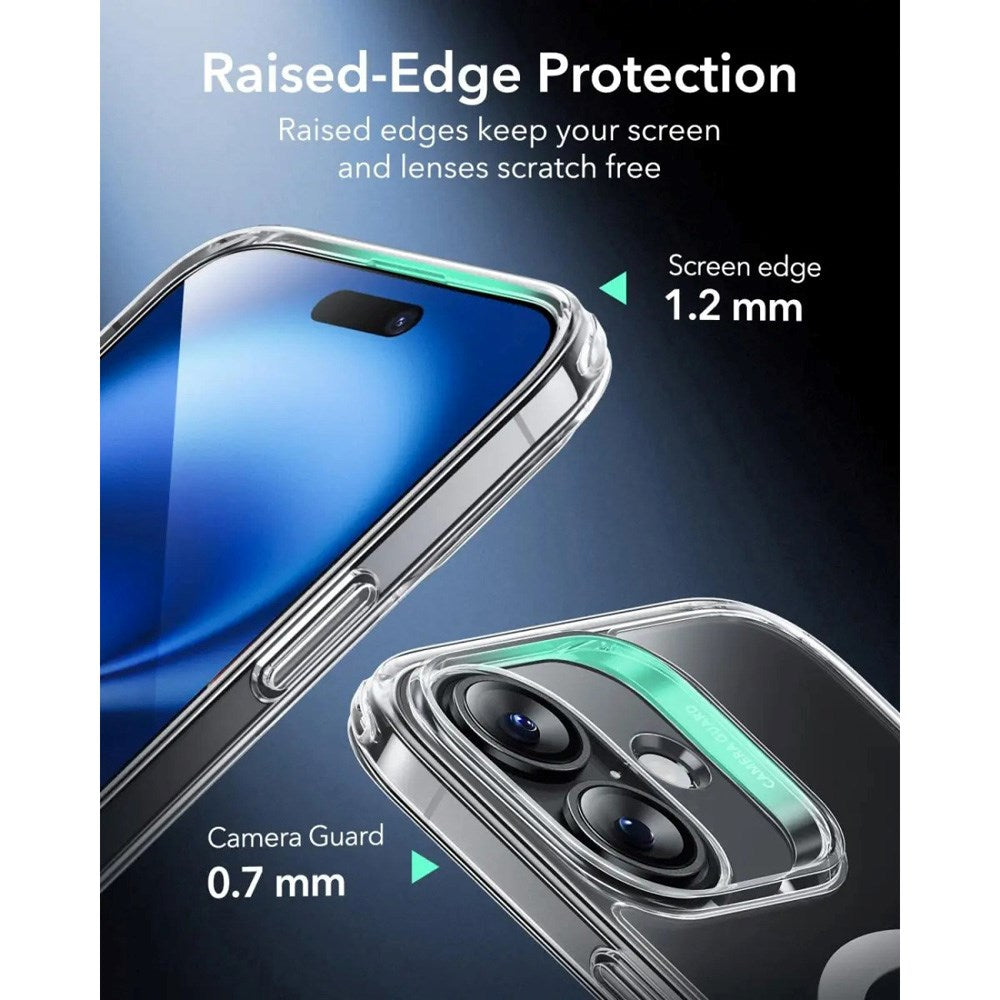 ESR iPhone 16 Plus Classic Hybrid Skal med Camera Control-Knapp - MagSafe Kompatibel - Genomskinlig