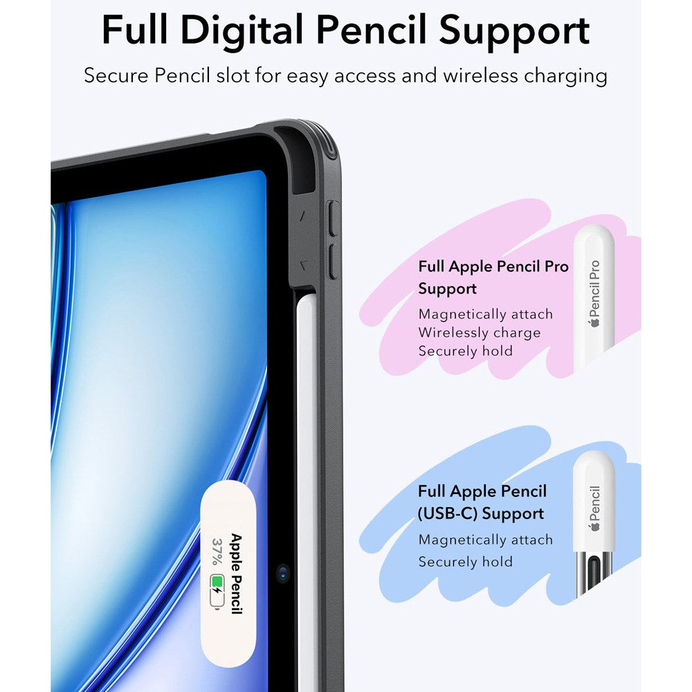 iPad Air 11" (2025 / 2024) / Air (2022 / 2020) ESR Hybrid Fodral - Svart
